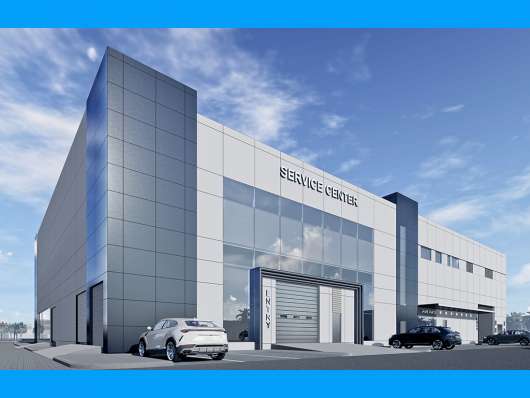 Car Showroom & Service Centre at Nuwaidrat